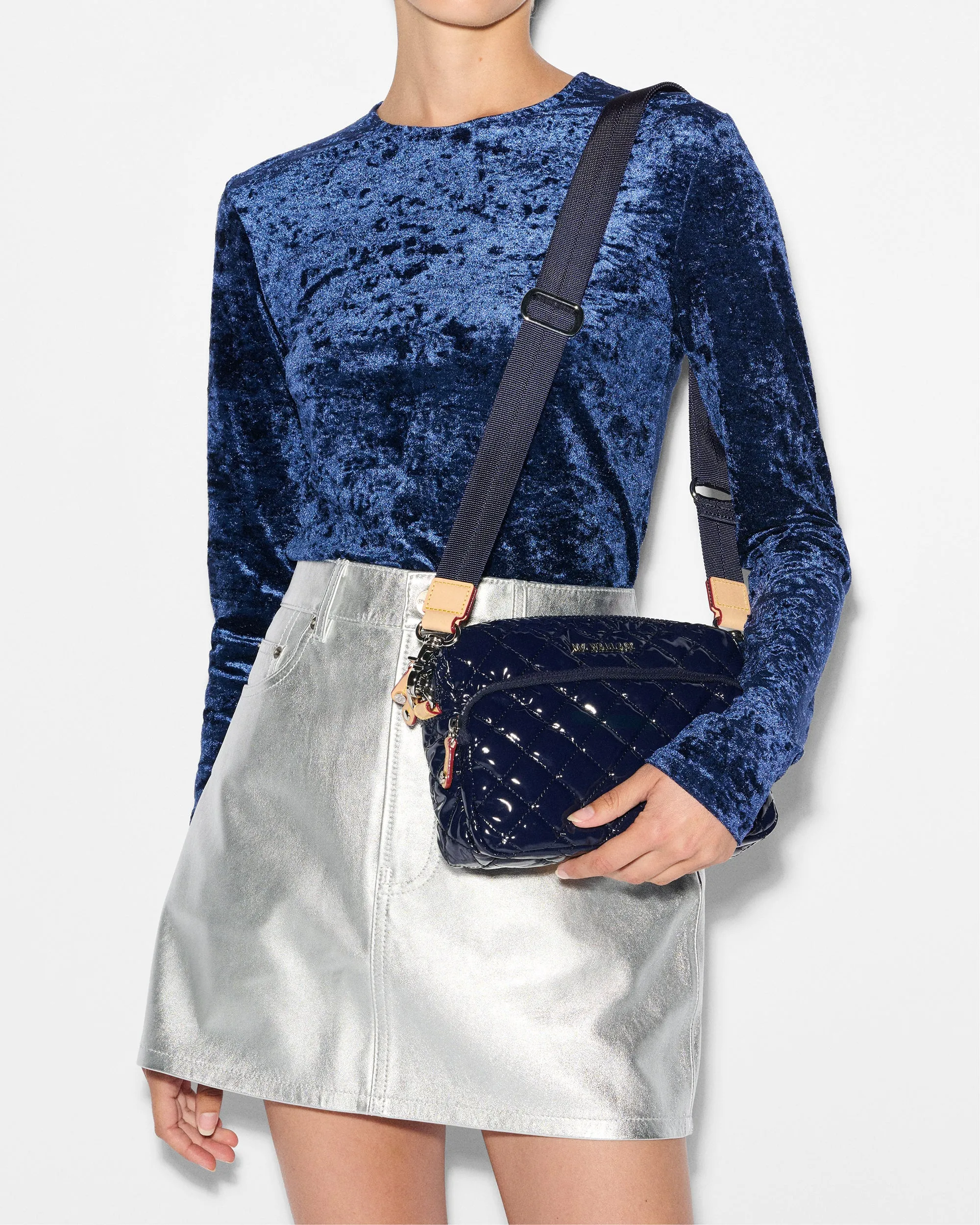 Navy Lacquer Small Metro Camera Bag