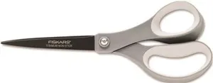 Non-Stick Titanium Softgrip Scissors 8 Inch  Length 3-1/10 Inch  Cut