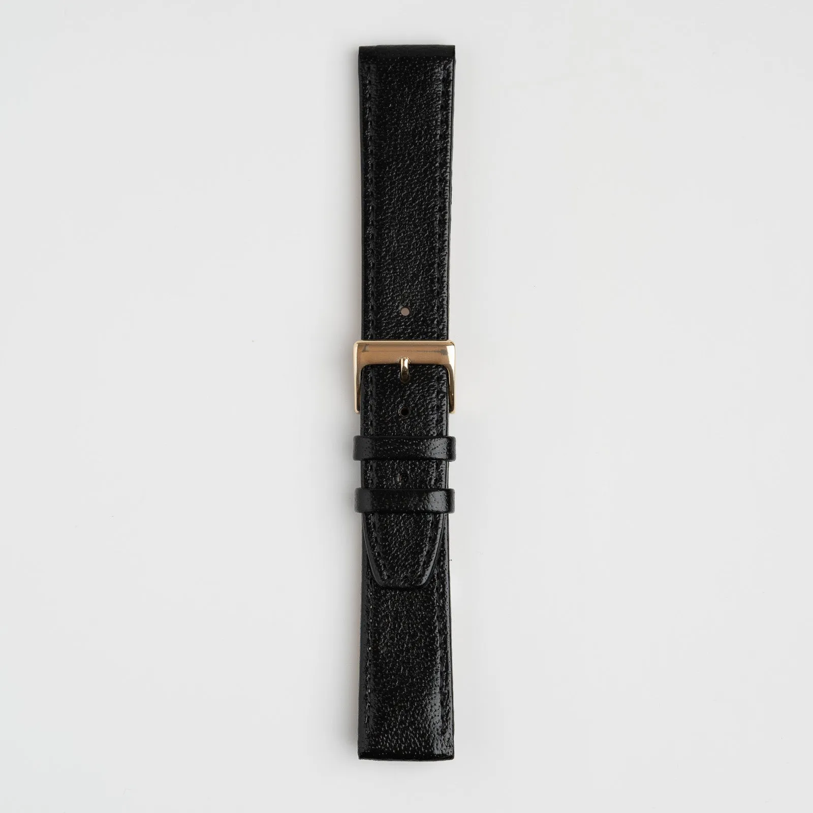 Open Ended Buffalo Black Watch Strap