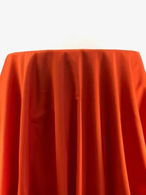 Orange Polyester Tablecloth