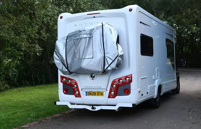 Oxford Aquatex Touring Premium Rack-Mounted Bike Cover for 1-2 Bikes - Includes Storage Bag