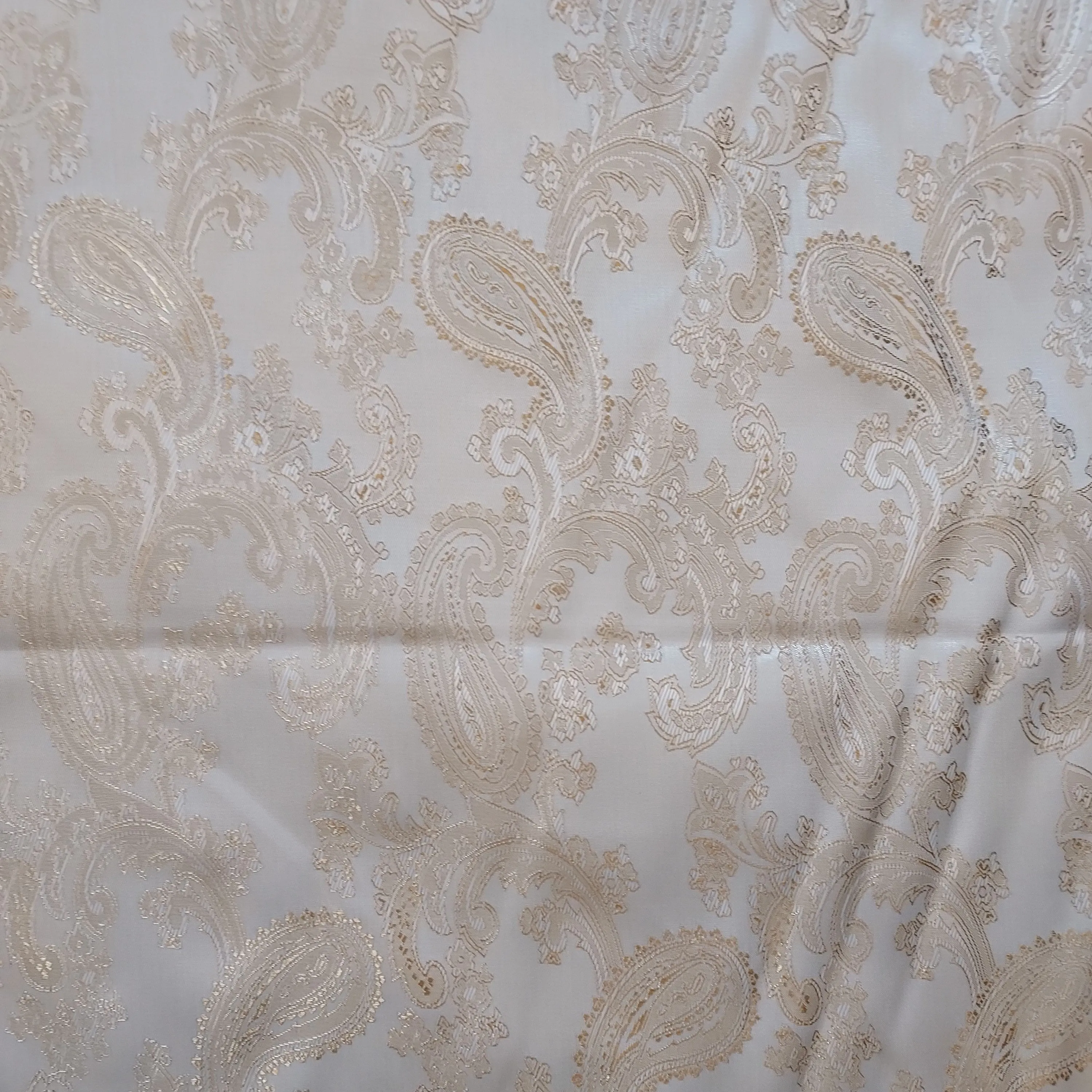 Paisley Jacquard Polyester Lining Fabric - Various Colours