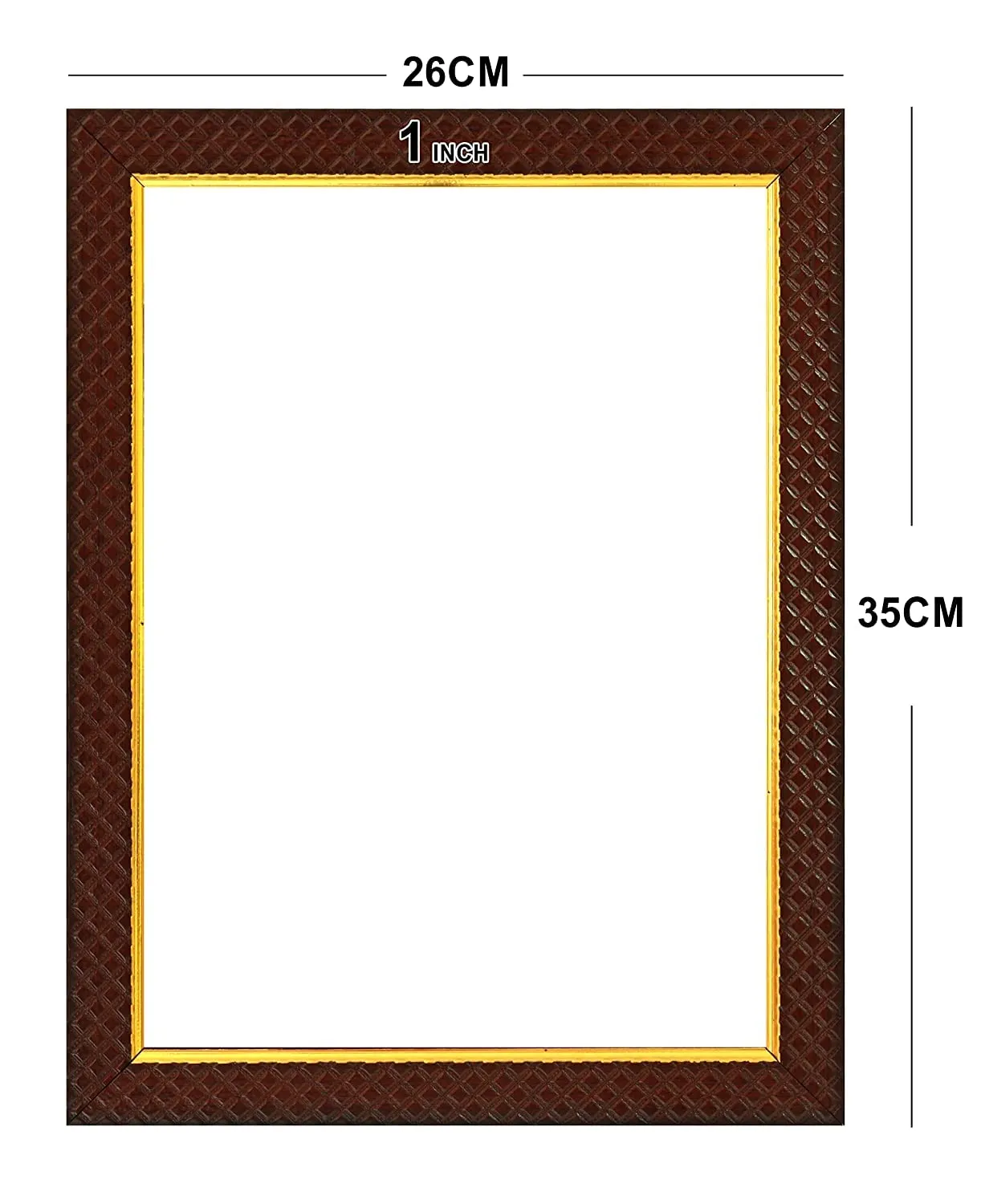 Paljji Handicrafts Sita Ramula Kalyanam Photo Frame (Wood_Brown_10 x 13 Inch)