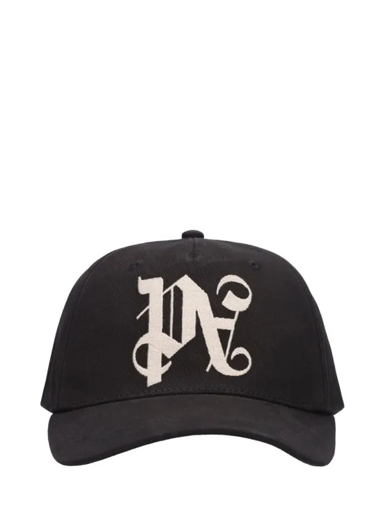 Palm Angels   Monogram cotton baseball cap 
