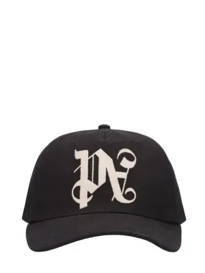 Palm Angels   Monogram cotton baseball cap 