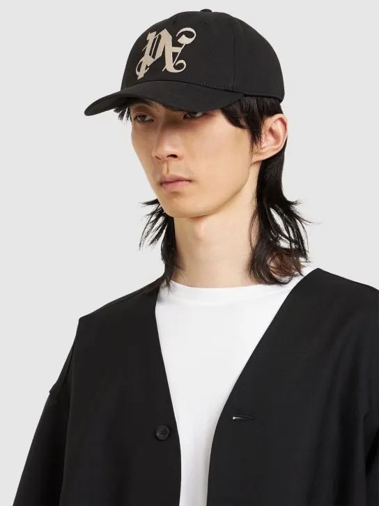 Palm Angels   Monogram cotton baseball cap 