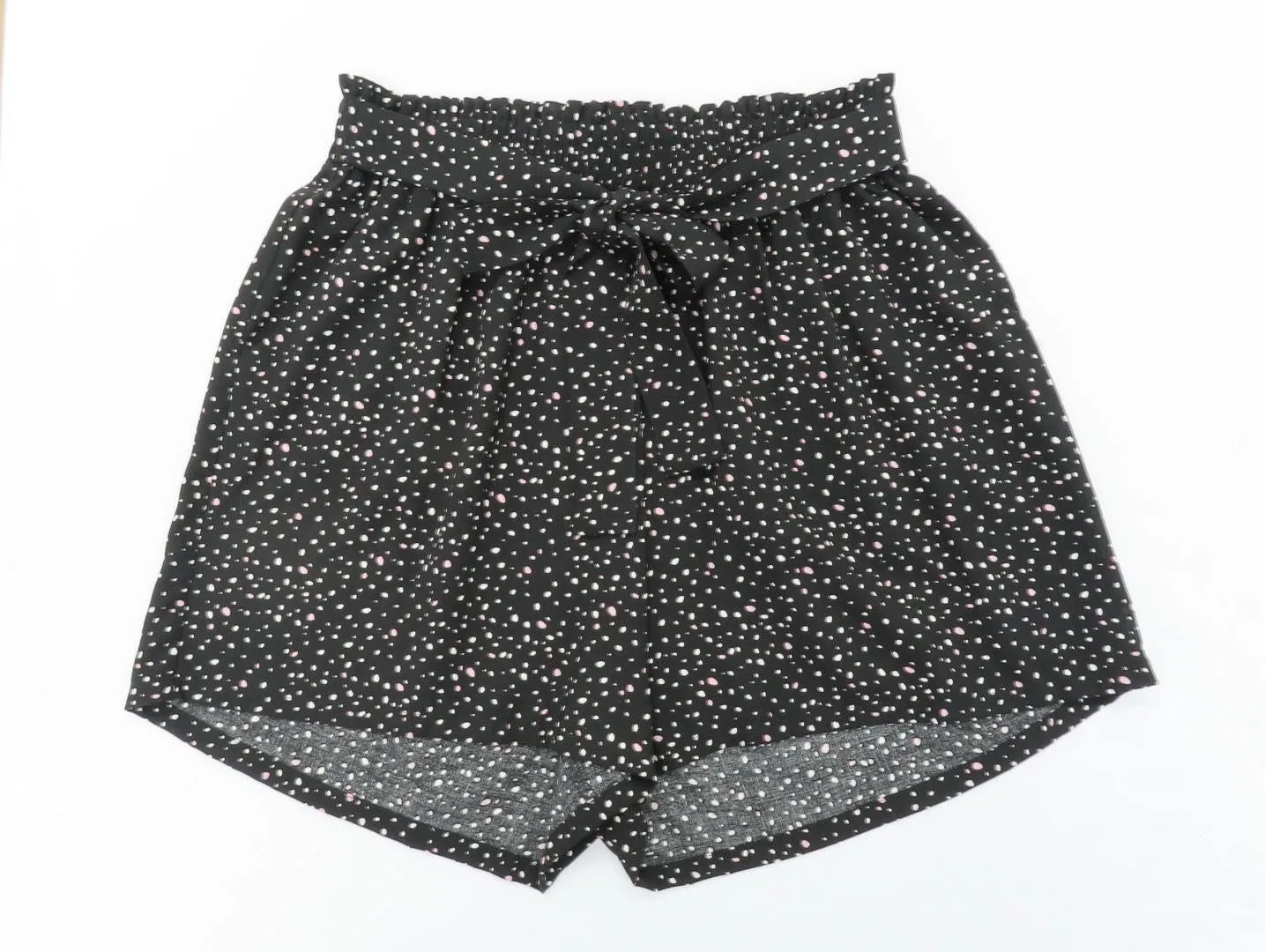 Paper Bag Waist Belted Shorts.