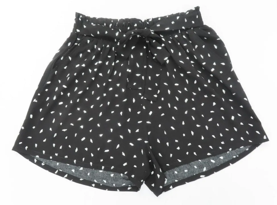 Paper Bag Waist Belted Shorts.