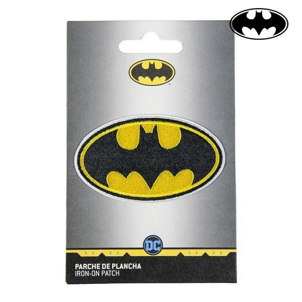 Patch Batman Yellow Black Polyester