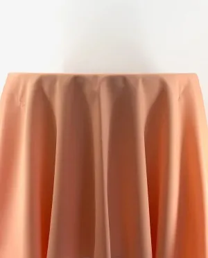 Peach Polyester Tablecloth