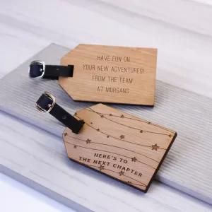 Personalised Next Chapter Luggage Tag