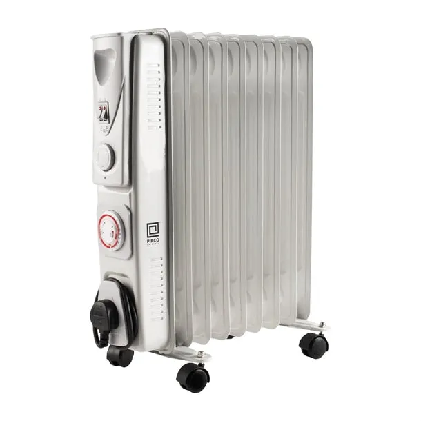 Pifco 2kW Oil Filled Radiator with 24hr Timer 203878 - HW936