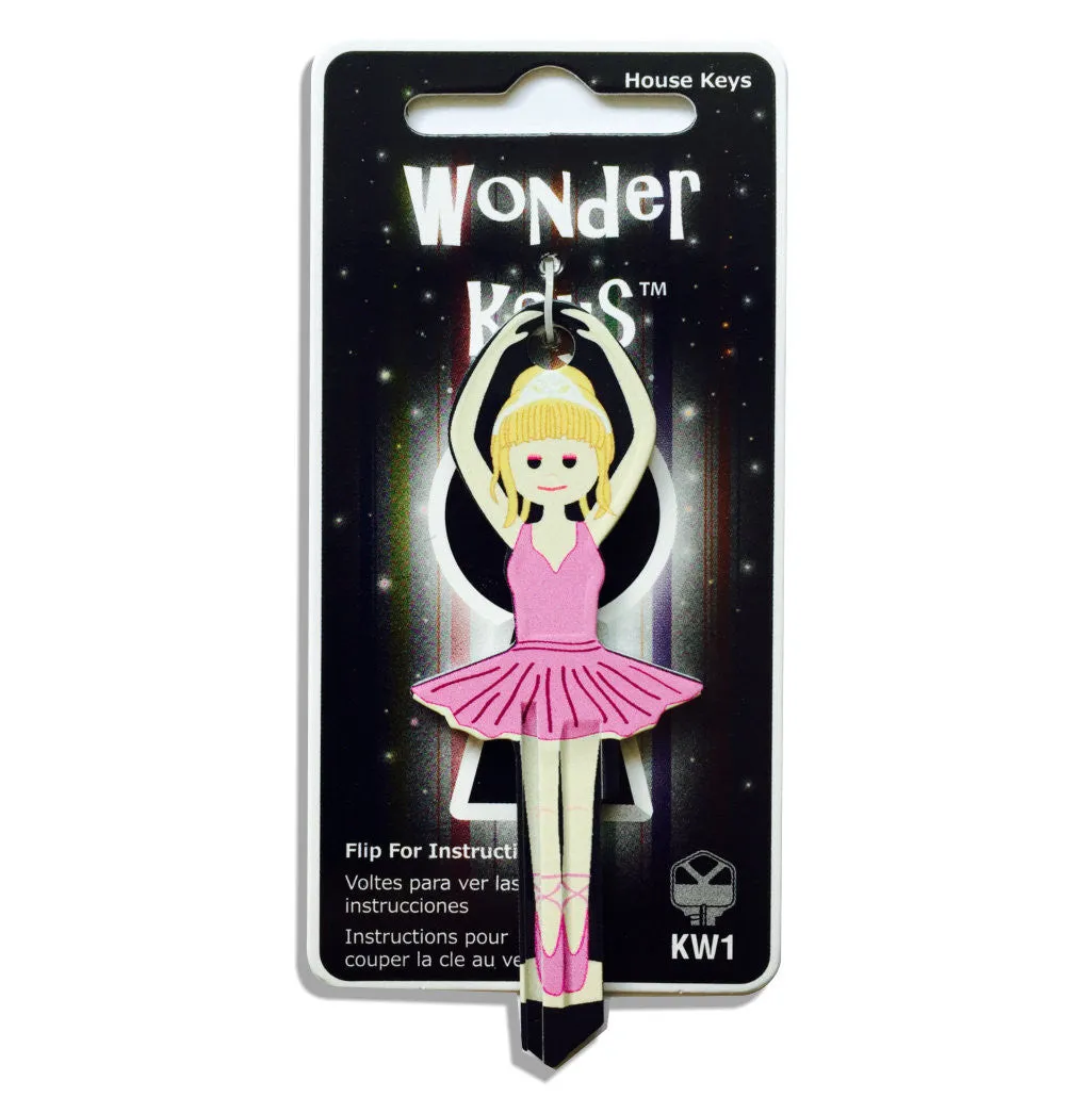 Pink Dress Ballerina Shaped Wonder Key!
