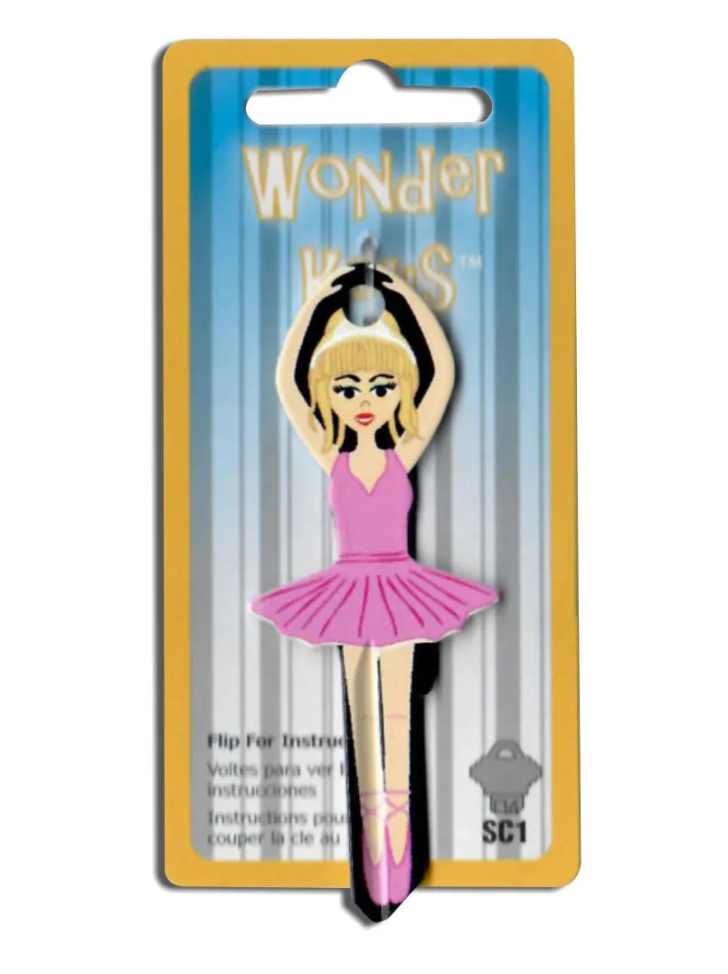 Pink Dress Ballerina Shaped Wonder Key!