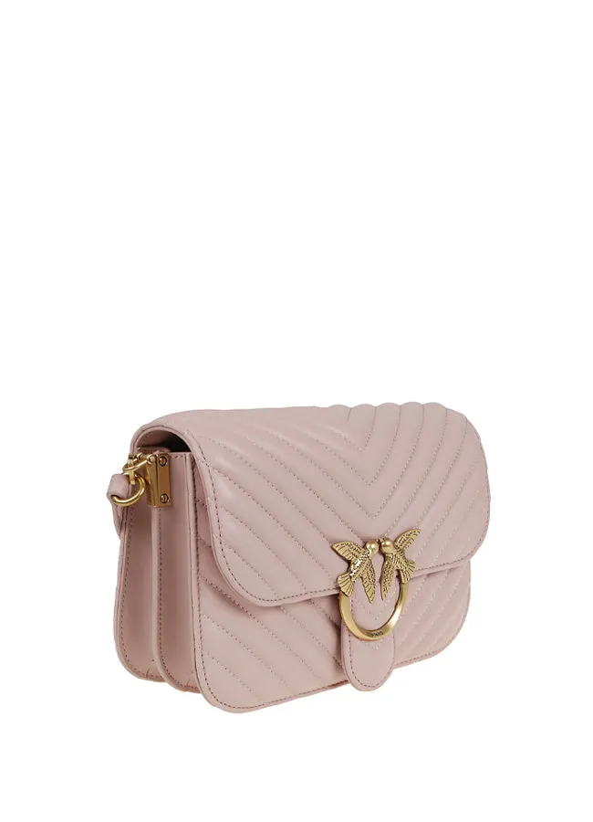 Pinko Love Bell Classic Chevron Bag
