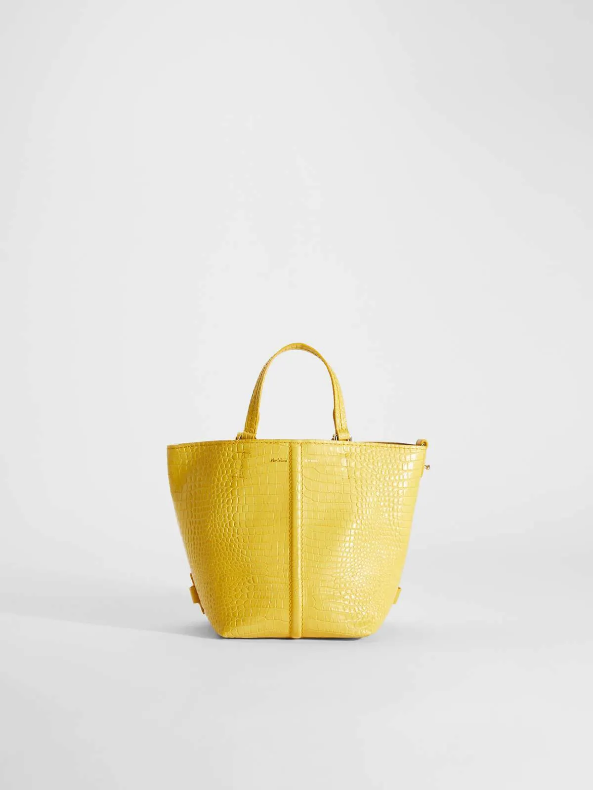 Plages Croc Embossed Leather Tote