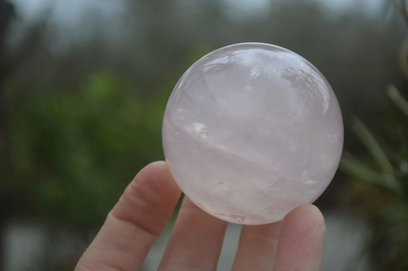 Polished Star Rose Quartz Sphere-Balls x 4 From Madagascar