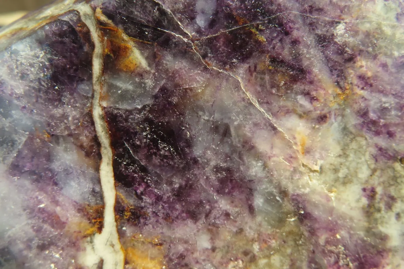 Polished Watermelon Fluorite Points x 3 From Uis, Namibia