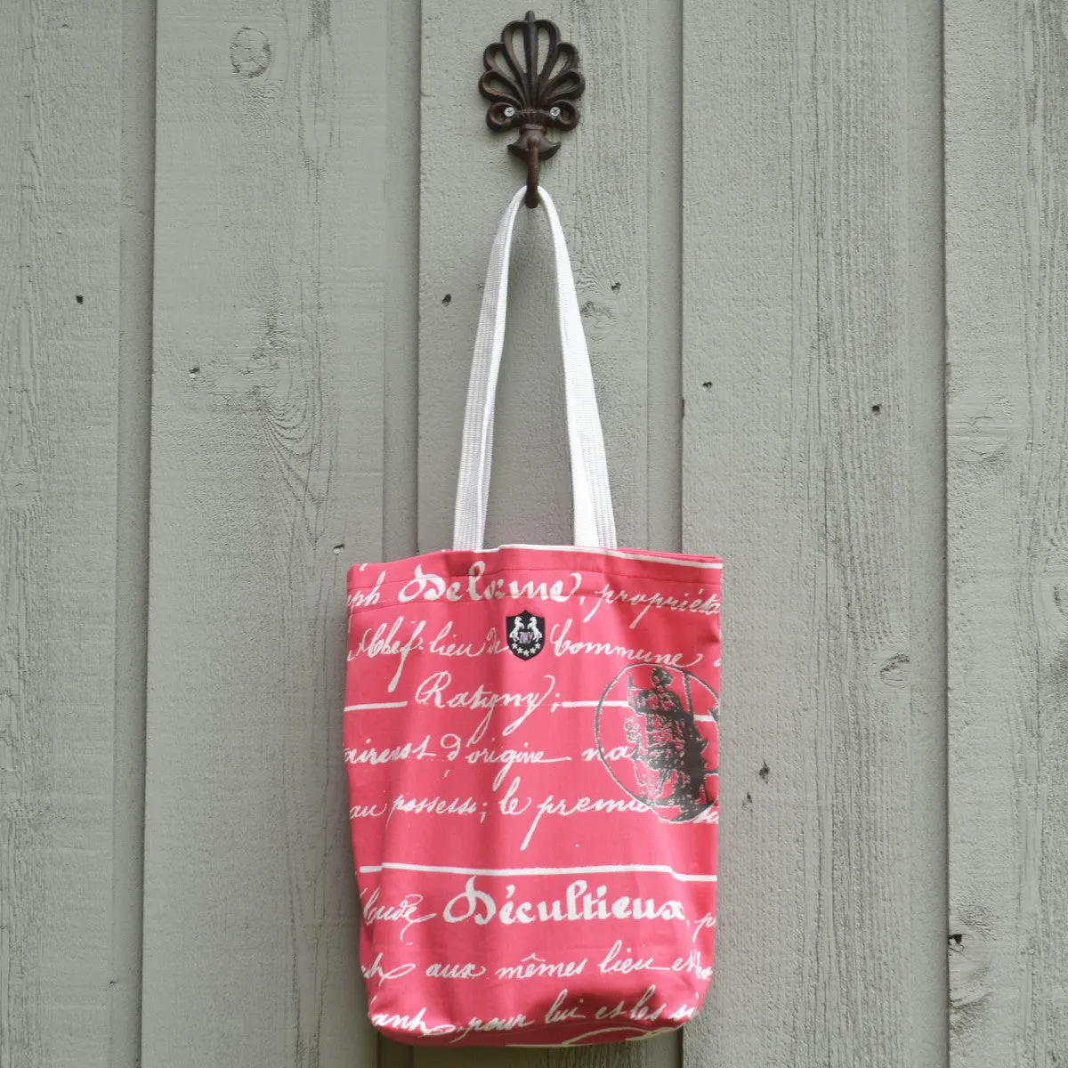 Polo Bag French Script Coral