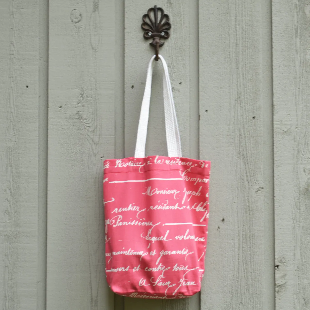 Polo Bag French Script Coral