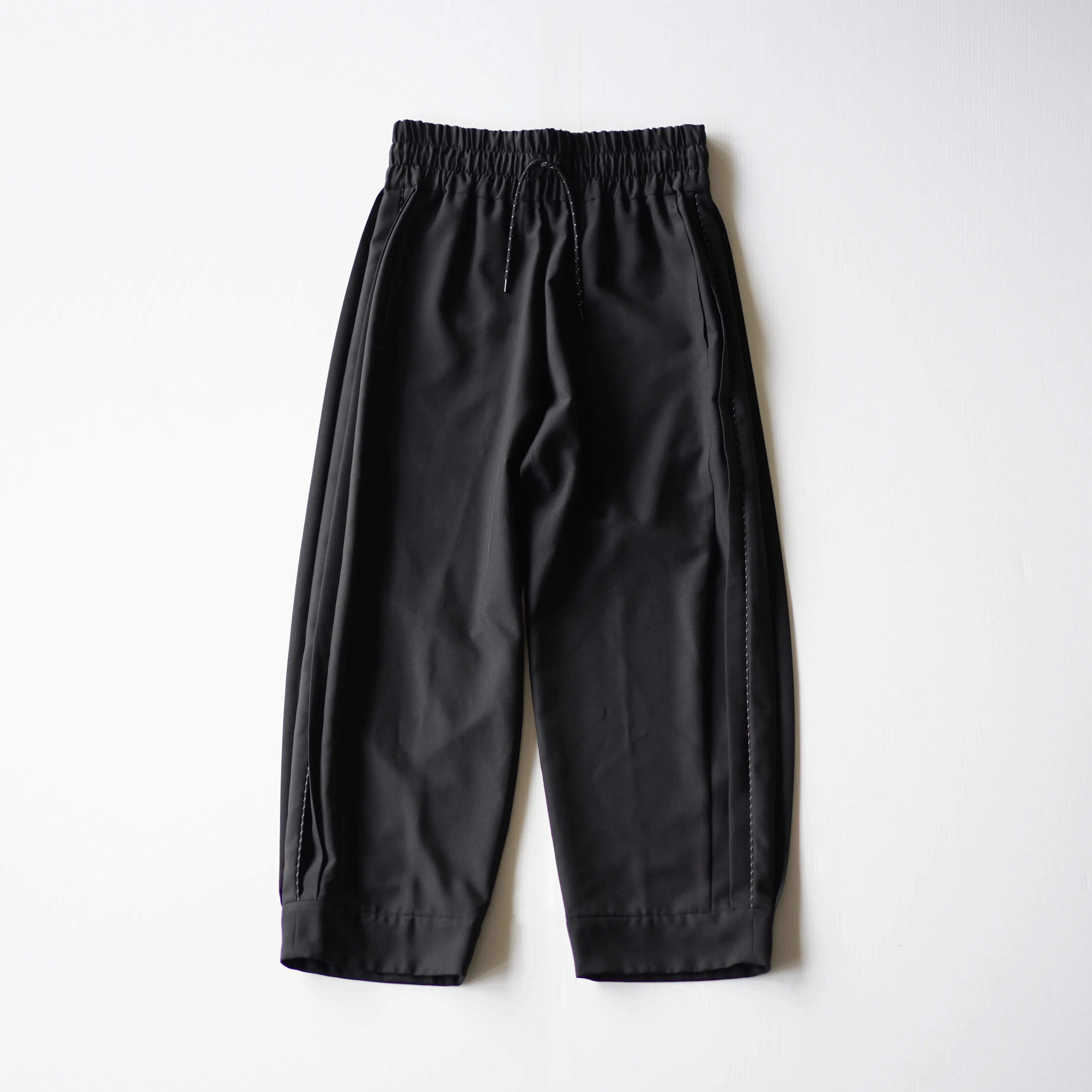 Polyester Linon pleated track pants
