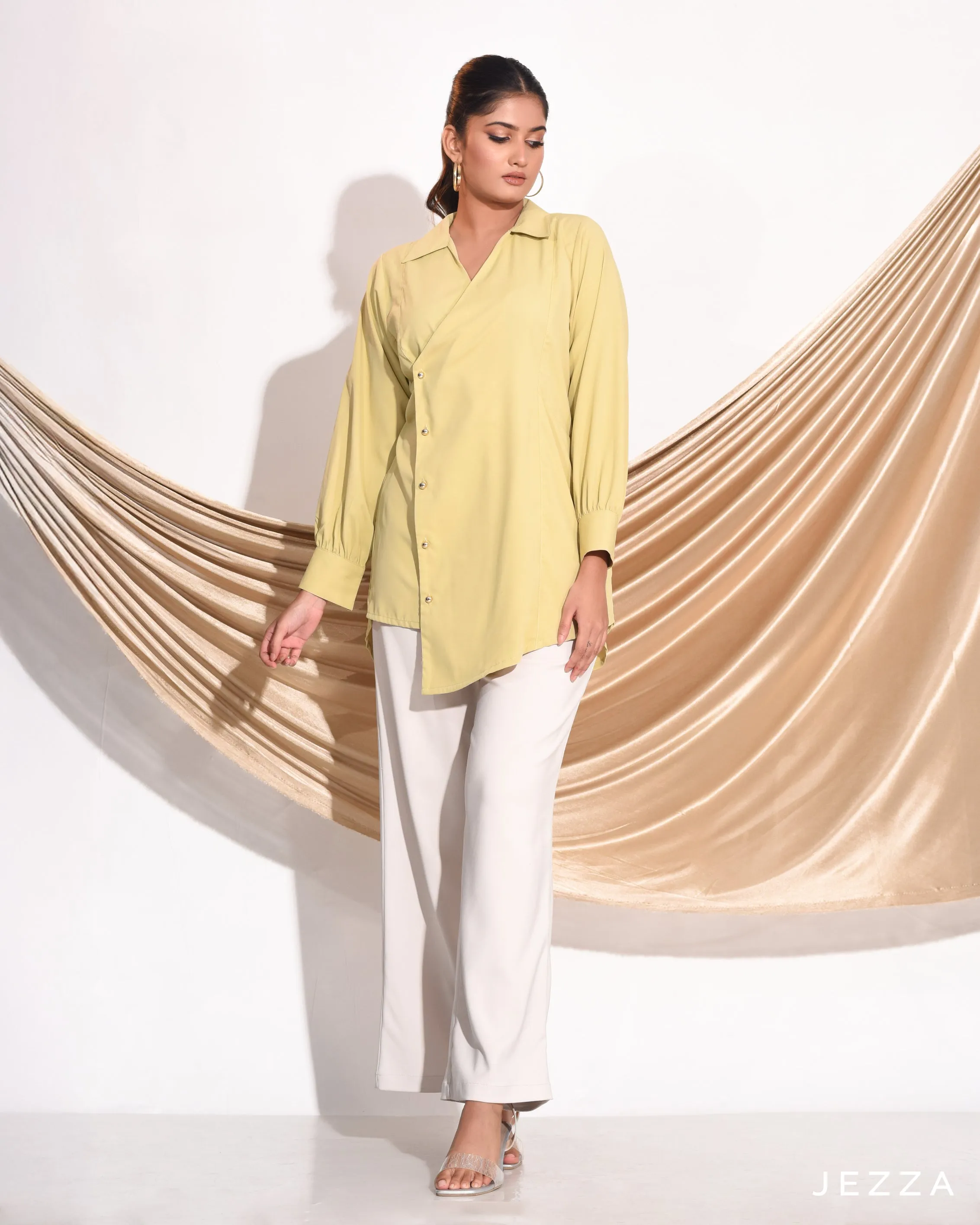 Polyester Top with Buttons 58061