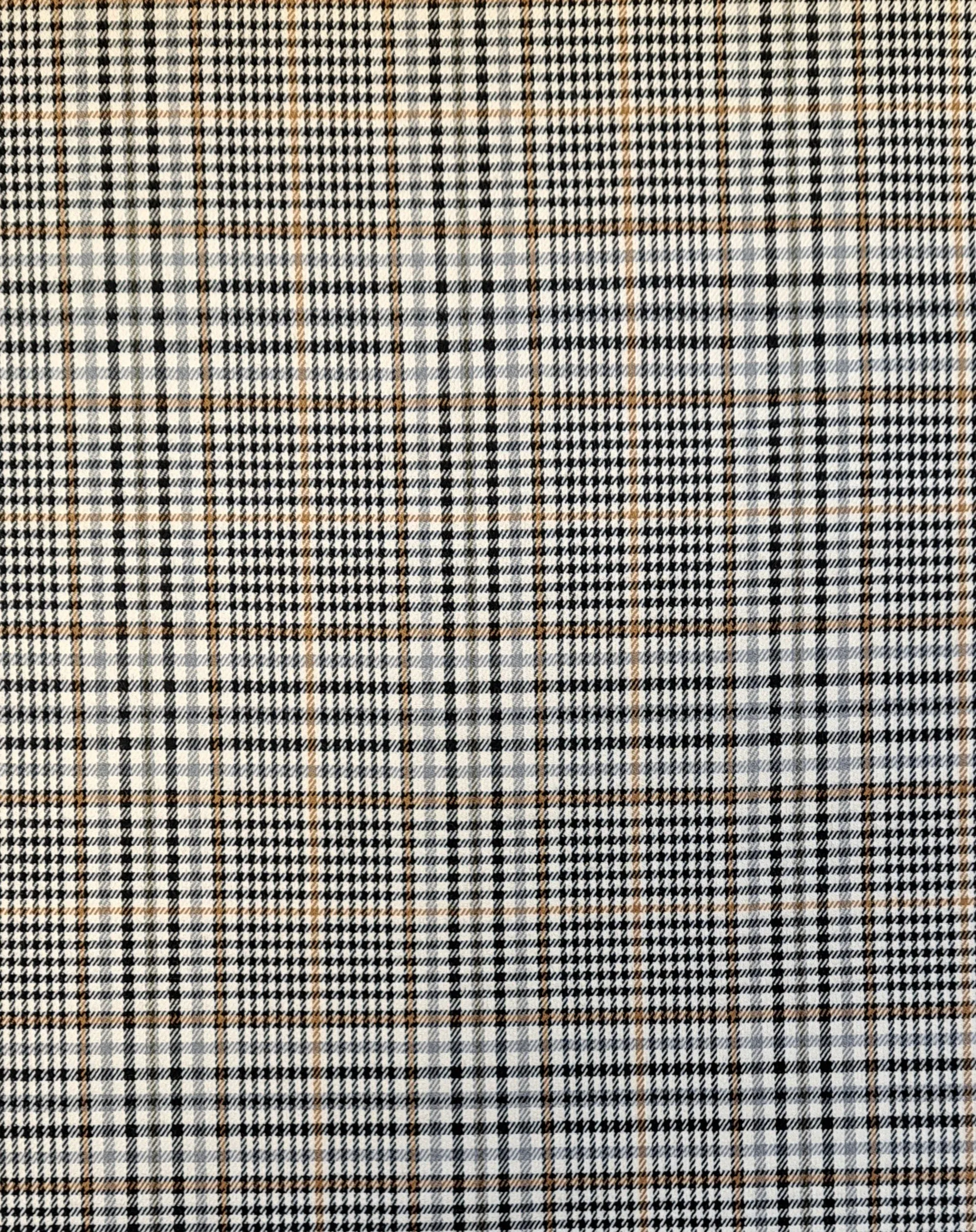 Polyester Viscose Elastane Check - Classic