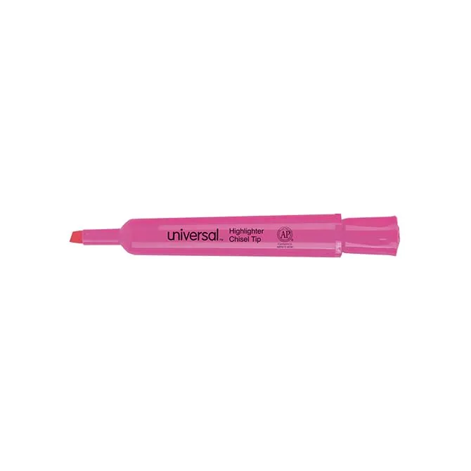 Premium Desk Highlighters for Office, School, Home - Chisel Tip Highlighter for Broad & Narrow Lines - Comfortable Wide Barrel with Secure Cap - Fast-Drying, Fade-Resistant Ink