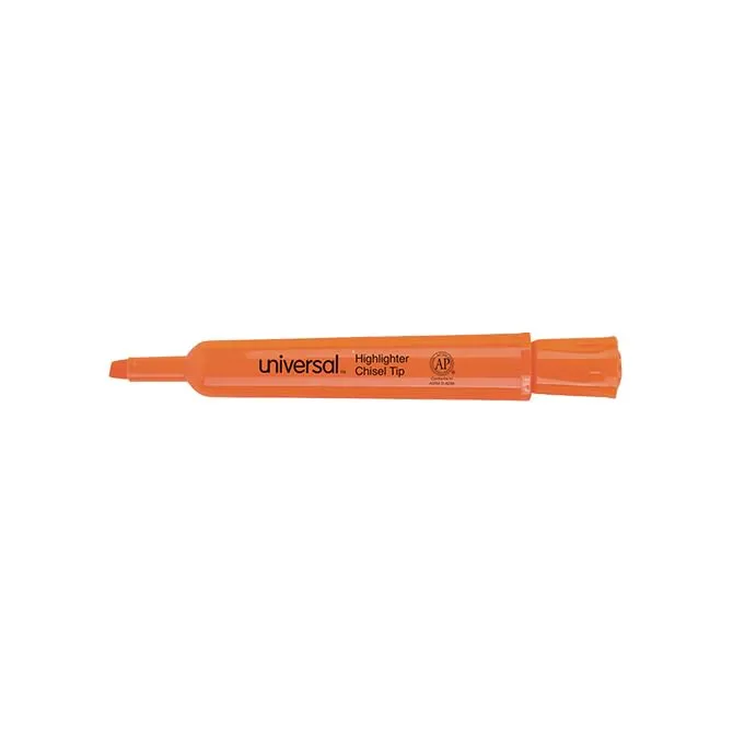Premium Desk Highlighters for Office, School, Home - Chisel Tip Highlighter for Broad & Narrow Lines - Comfortable Wide Barrel with Secure Cap - Fast-Drying, Fade-Resistant Ink