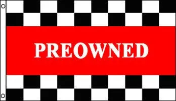 PREOWNED Polyester Flag Banner Sign