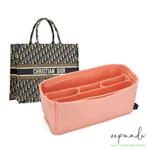 Purse Organizer for Dior Book Tote, Bag Organizer with Middle Compartment and Pen Holder