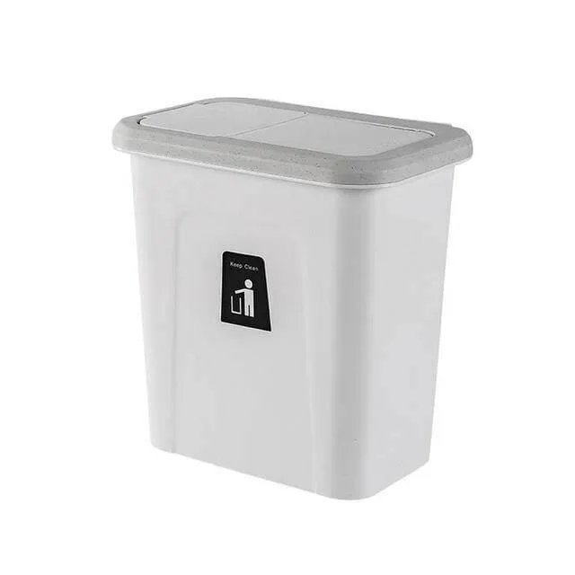 Push-top Trash Can