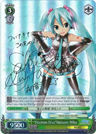 "Electron Diva"Hatsune Miku - PD/S22-E026X - Extra Rare