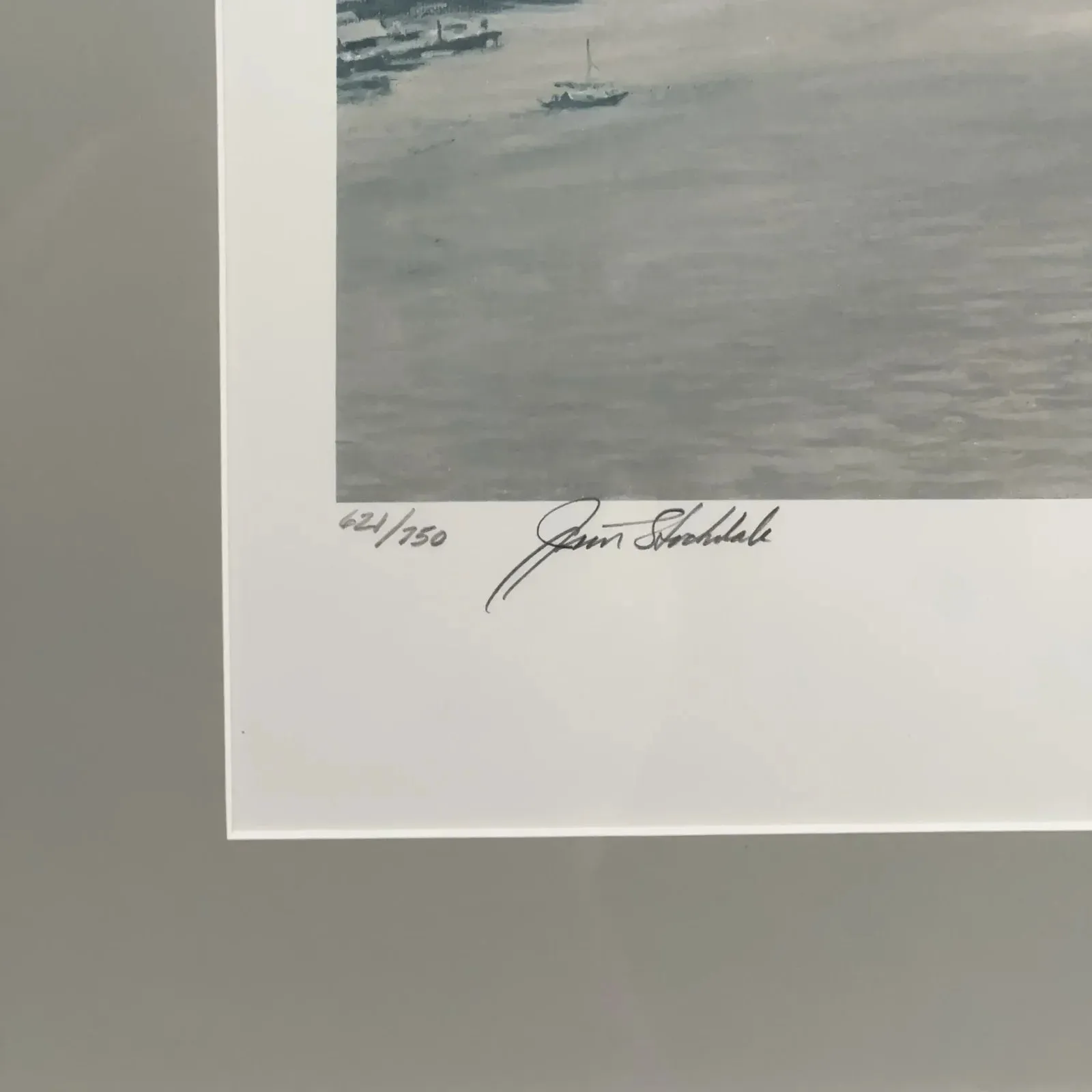 "Operation Pierce-Arrow" — Signed by Vice Admiral James Bond Stockdale and the artist, Robert Grant Smith