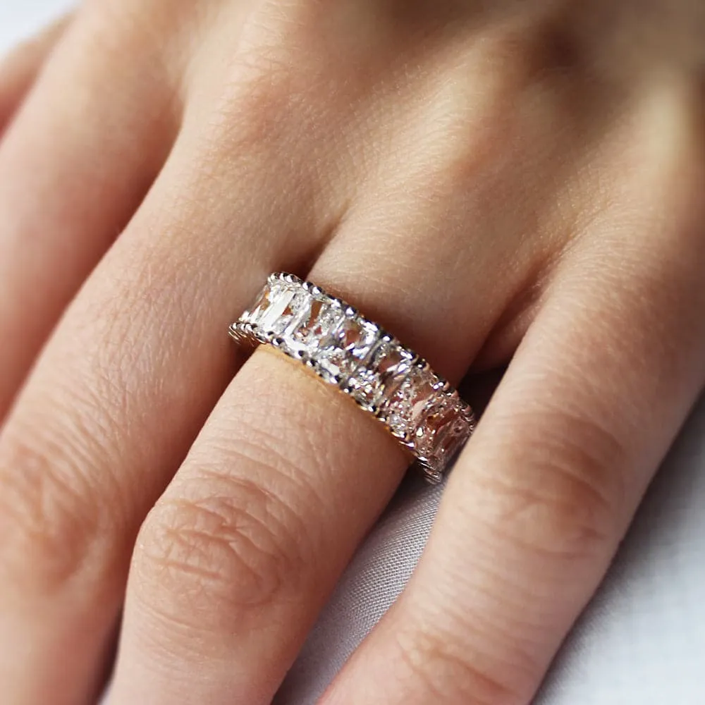 Radiant Cut Eternity Ring