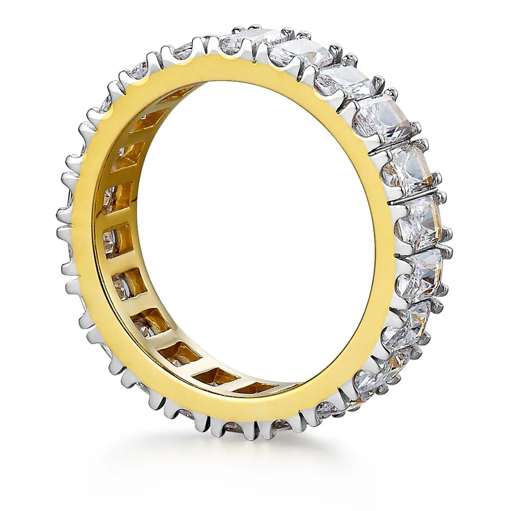 Radiant Cut Eternity Ring