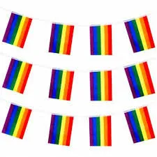 Rainbow Paper Bunting