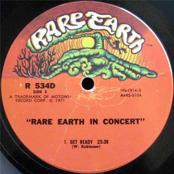 Rare Earth - Rare Earth In Concert - LP