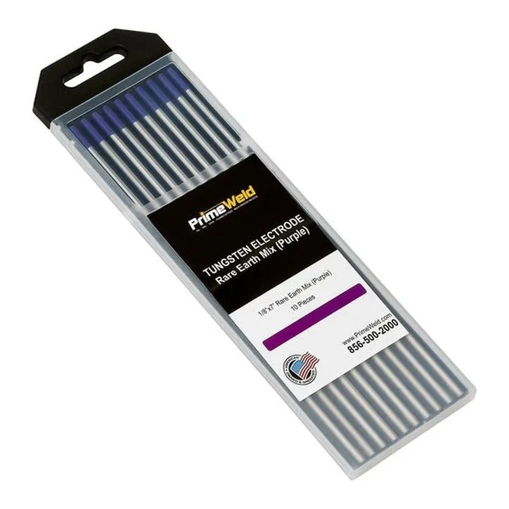 Rare Earth Tungsten Electrode (Purple EWG) TIG Welding Electrodes 10 pcs