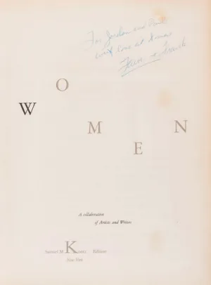Rare Tennessee William signed and inscribed book