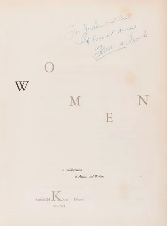 Rare Tennessee William signed and inscribed book