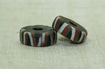 Rare Venetian Glass Disc Bead