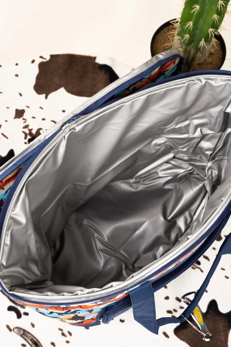Riding Into the Sunset Cooler Tote