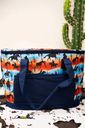 Riding Into the Sunset Cooler Tote