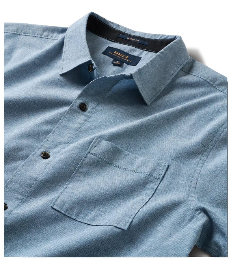 ROARK WELL WORN S/S WOVEN BLUE