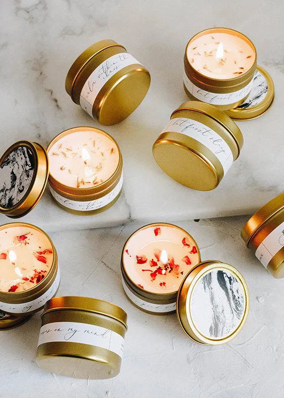 Roses On My Mind Mini Soy Candle - FINAL SALE