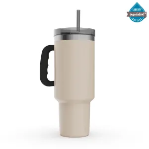 Safari Cream 40oz Travel Tumbler