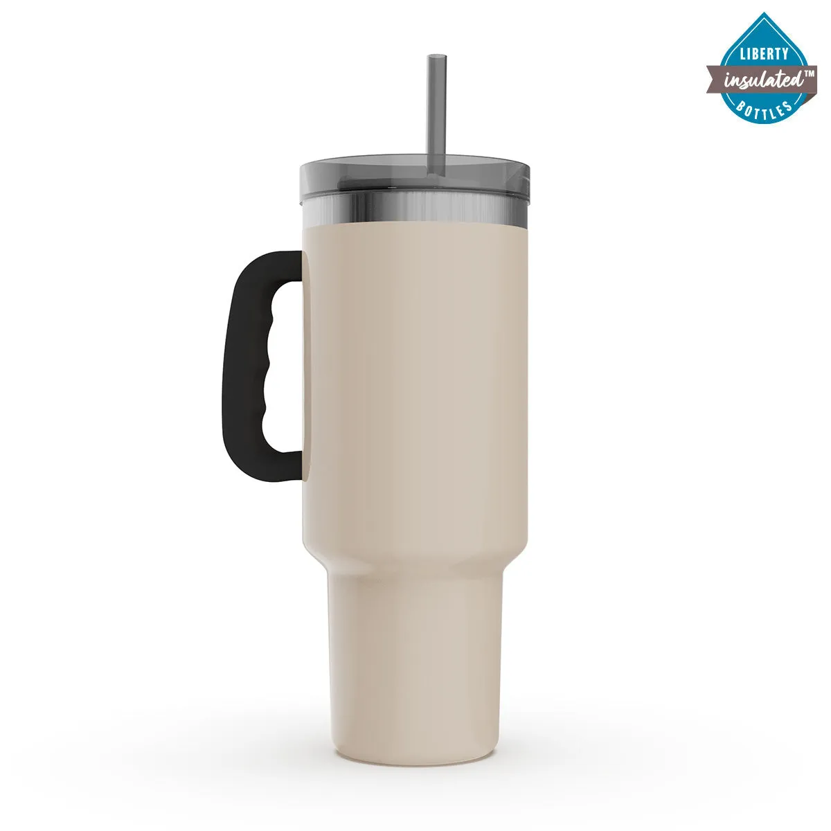 Safari Cream 40oz Travel Tumbler