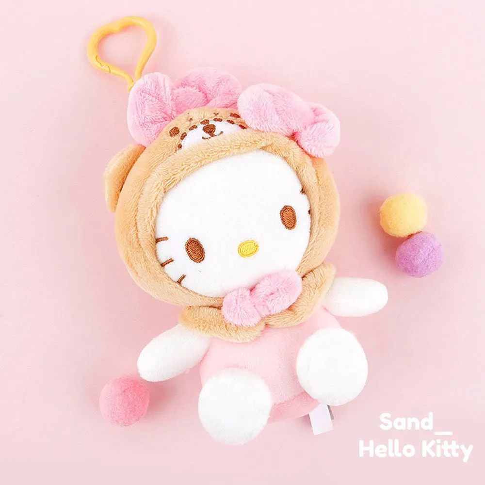 Sanrio Characters Friends Bandana Clip-On Plush