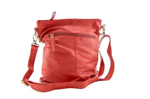 Santai leather Bag: Red